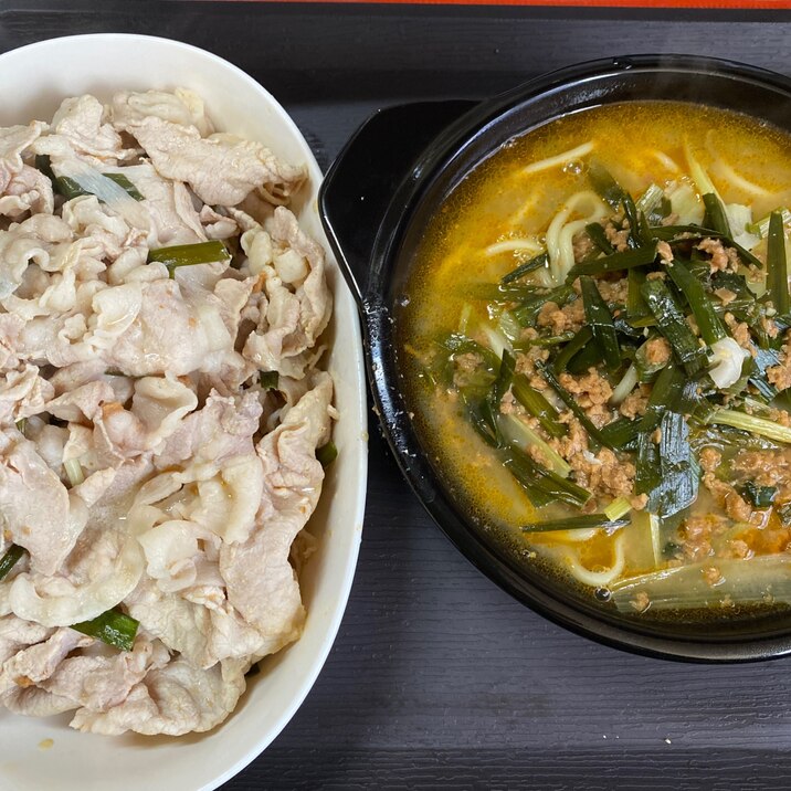 豚肉ごまだれかけタンタン麺